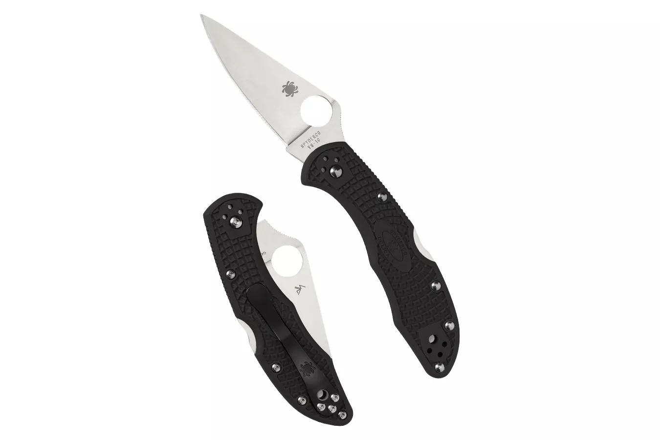 Spyderco Delica 4 Lightweight Flat Ground Folding Pocket Knife