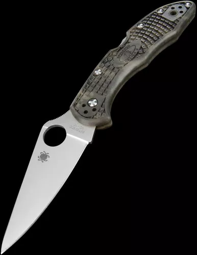 Spyderco Delica 4 Zome Green Folding Knife