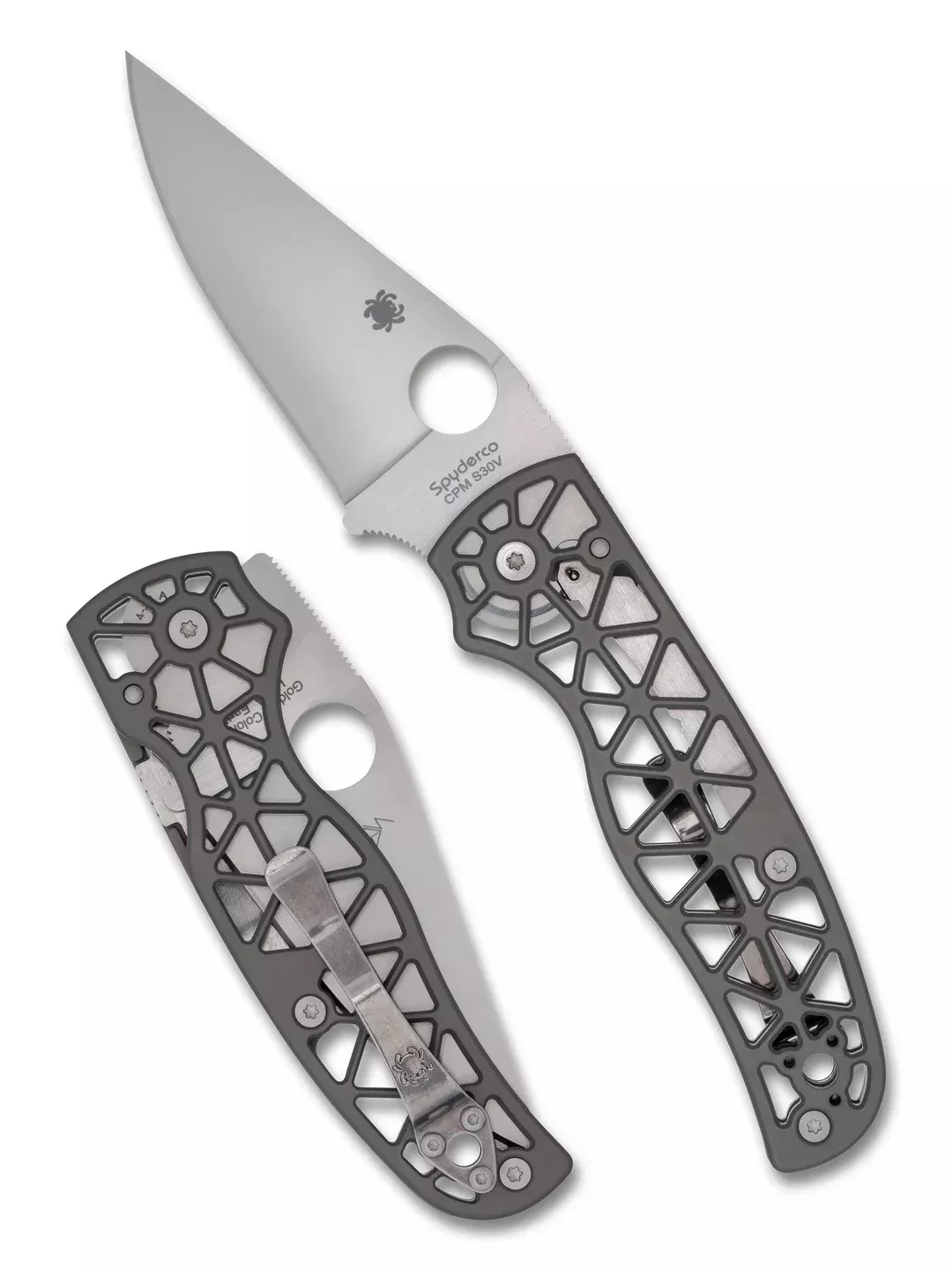 Spyderco Edgerati Aluminum Compression Lock Folding Knife