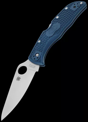 Spyderco Endela Cobalt Blue Lightweight Folding Knife