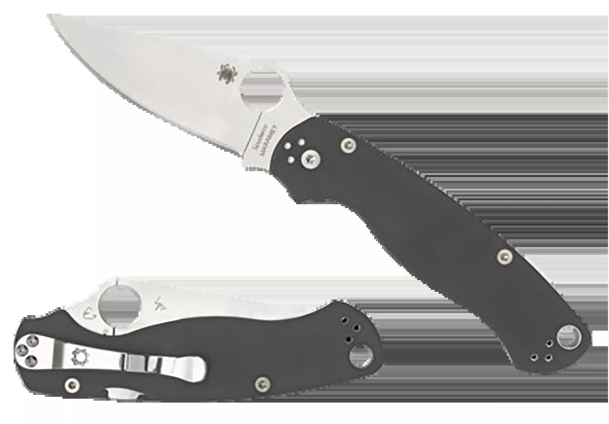 Spyderco Para Military 2 Folding Knife, Maxamet Steel, G-10, Compression Lock – C81GPDGY2