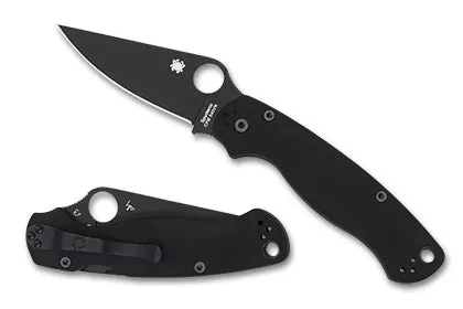 Spyderco Para Military 2 G-10 Black/Black Blade Folding Knife