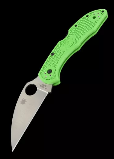 Spyderco Salt 2 Wharncliffe Green Folding Knife