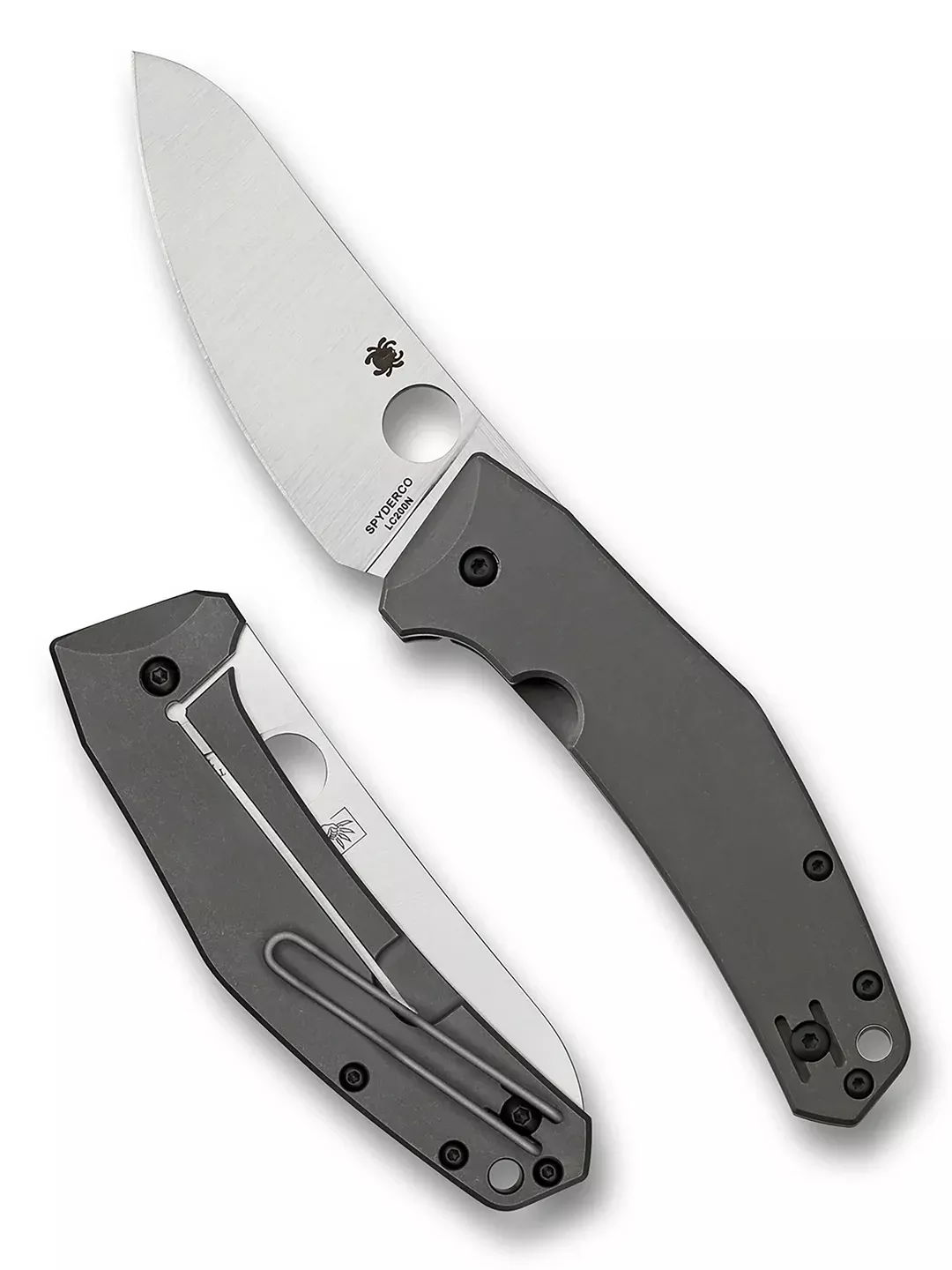 Spyderco Spydiechef Titanium Frame Lock Folding Knife