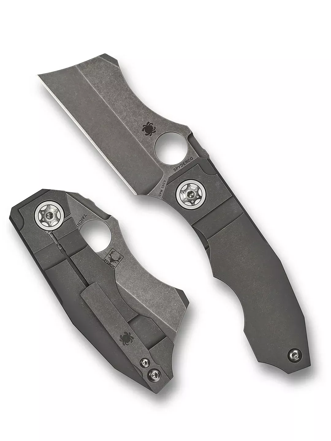 Spyderco Stovepipe Titanium 20CV Frame Lock Folding Knife