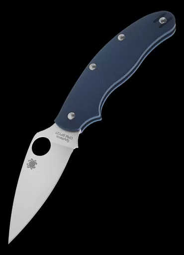 Spyderco UKPK Cobalt Blue G10 SPY27 Folding Knife