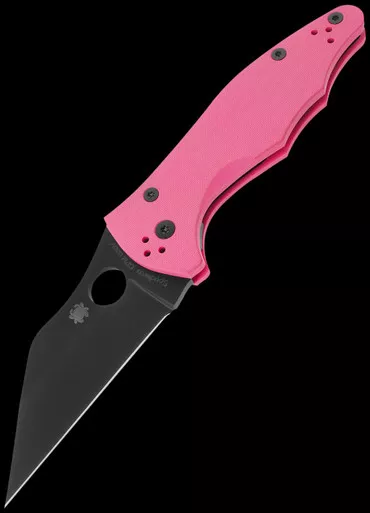 Spyderco Yojimbo 2 Pink G10 Folding Knife