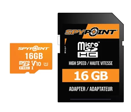 SpyPoint Micro SD 16 GB Card #MICRO-SD-16GB