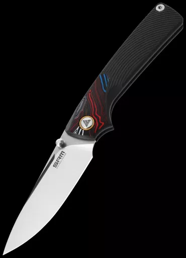 SRM Knives Dome Slip Joint Dark Grey Folding Knife