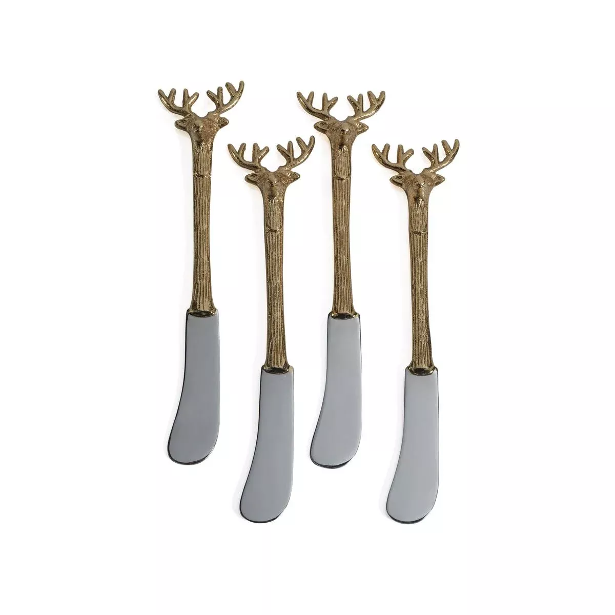 Stag Head Butter Knives (Set of 4)