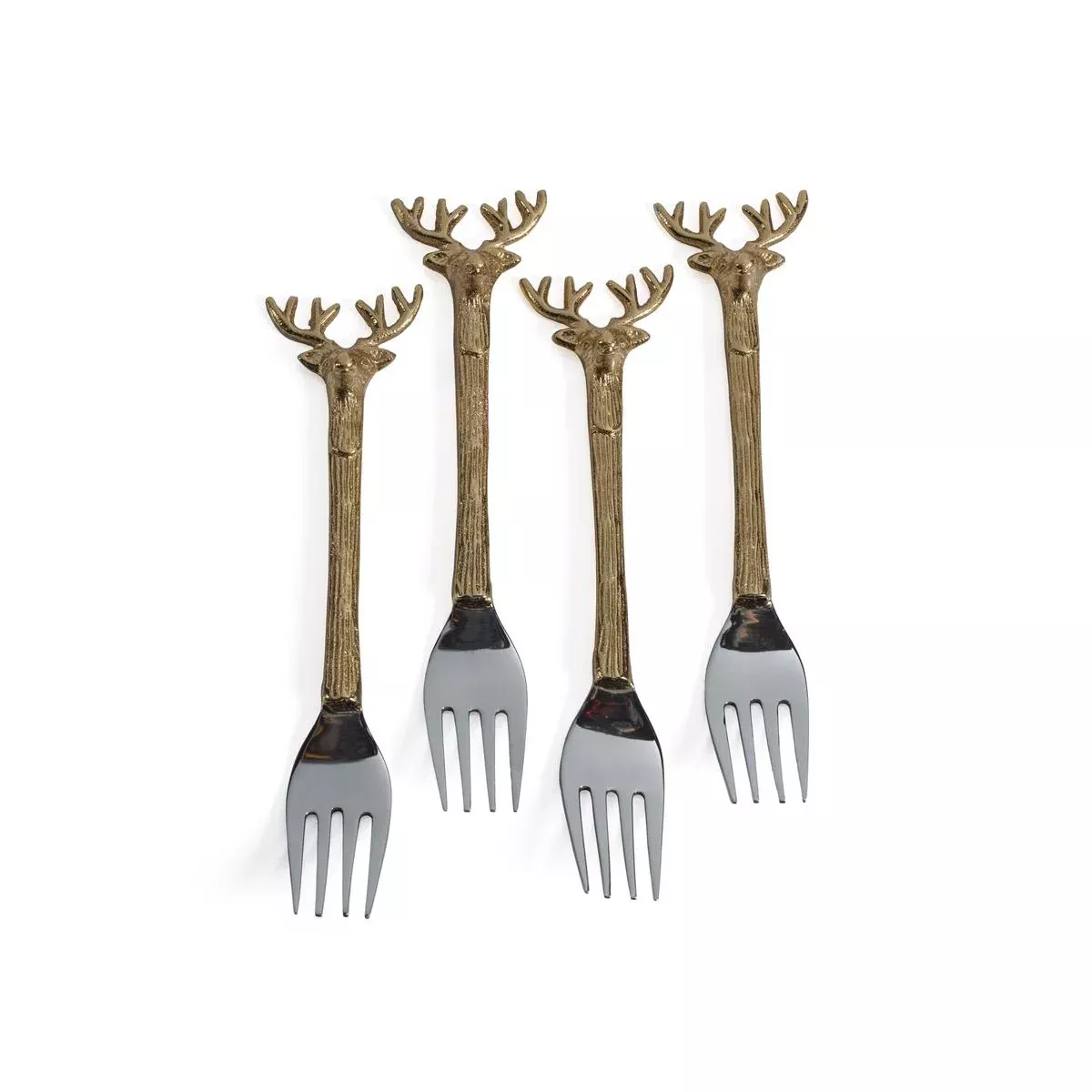Stag Head Hors d'oeuvre Forks (Set of 4)