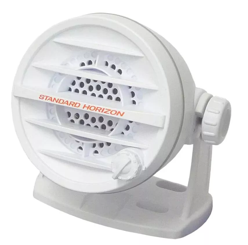 Standard Horizon 1-Way 4-Ohm White Active VHF Speaker• MLS-410PA-W