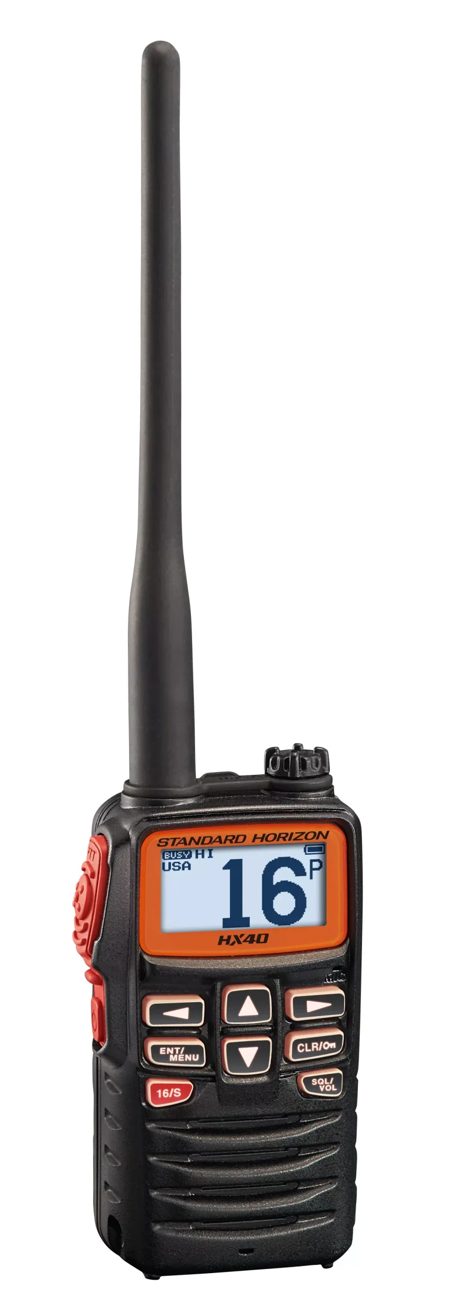 Standard Horizon 6W Ultra Compact Waterproof Marine Handheld Transceiver• HX40