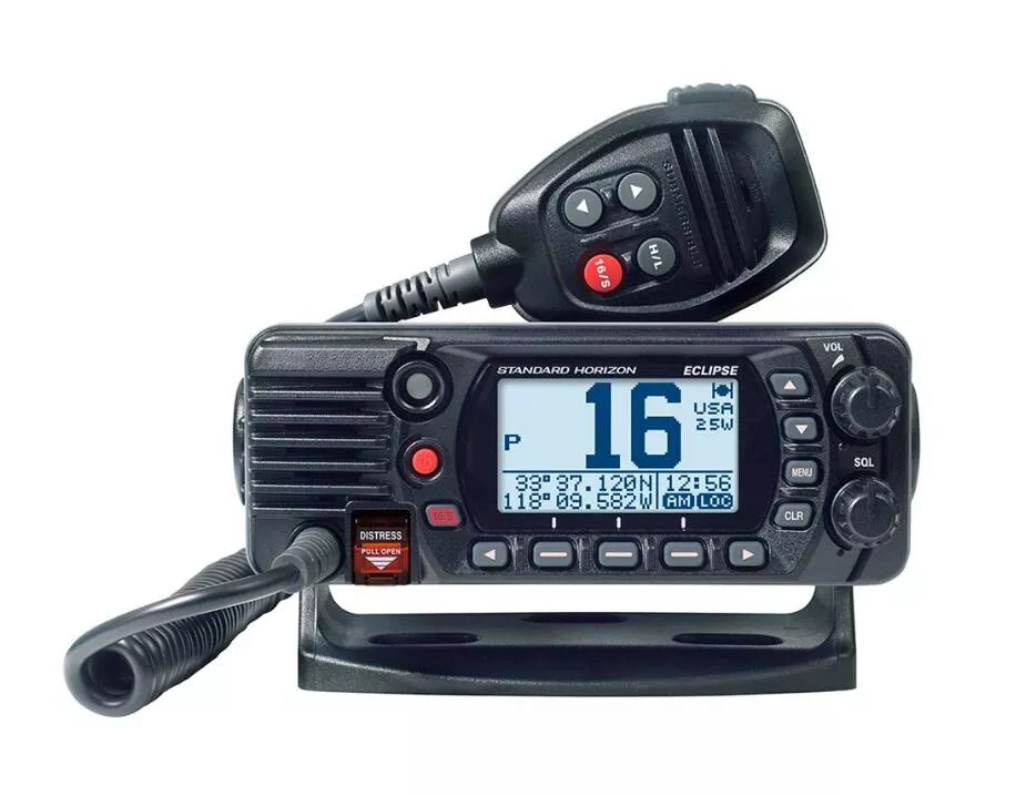 Standard Horizon Eclipse GX1400 25W RF Black Fixed Mount VHF Radio• GX1400B
