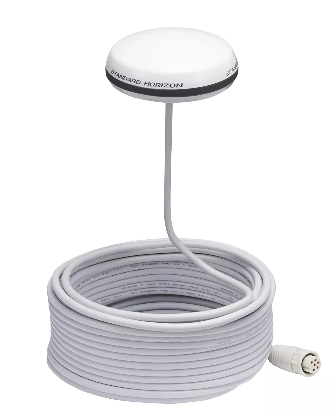 Standard Horizon White GPS Antenna with 49' Cable• SCU-31