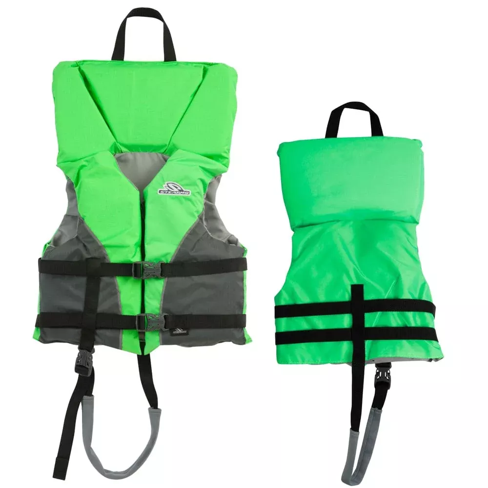 Stearns Youth Heads-Up Life Jacket – 50-90lbs – Green