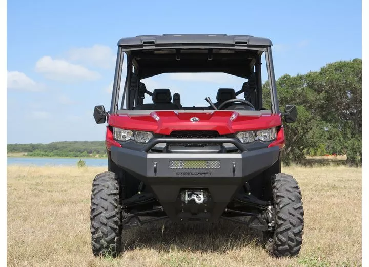 Steelcraft 16-23 Can Am Defender All Fine Textured Black UTV Front Bumper Replacement• 70-1000