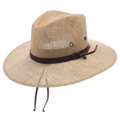 STETSON Fazenda Tan Straw Hat (OSFAZD-033247)