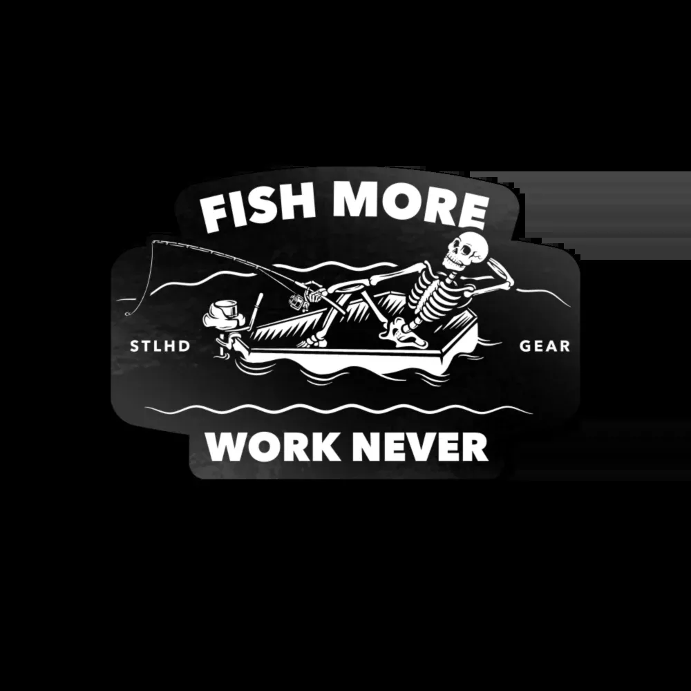 STLHD Fish More Sticker