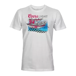 STLHD Gear Men's Coors Light Fast Lane Tee - White - XL