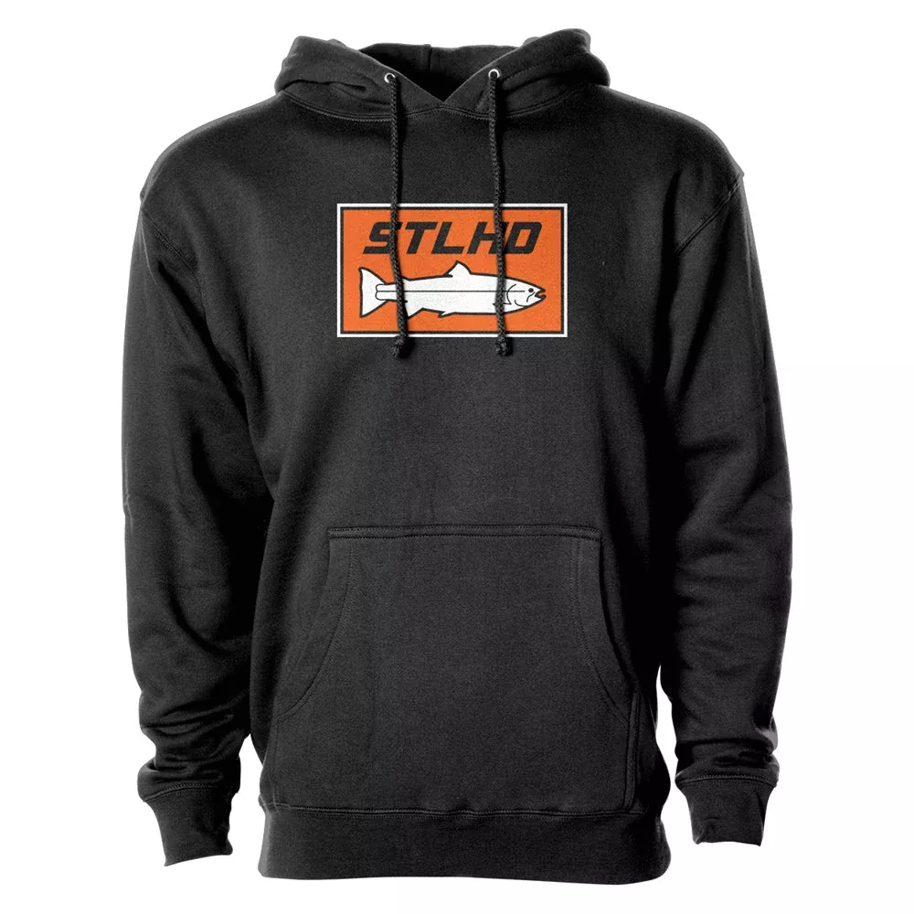 STLHD Men’s Standard Logo Black Premium Hoodie