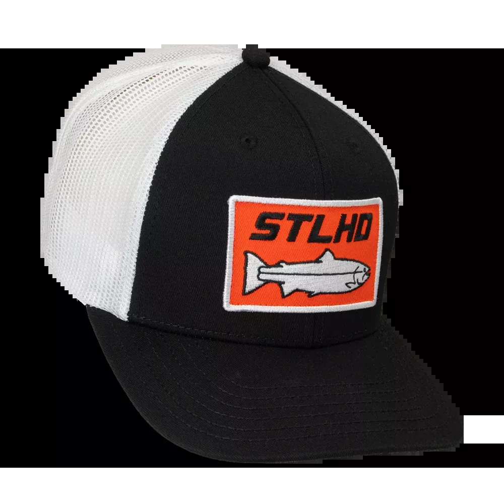 STLHD Standard White & Black Trucker Hat