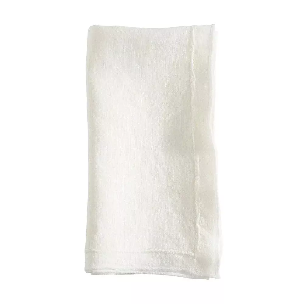 Stonewashed Overlock Border 20" Napkins