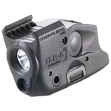Streamlight 69290 TLR-6 Tactical Weapon-Mounted Gun Light w/ Red Aiming Laser for Glock 17 19 20 21 23 30 35 Gen3-4