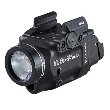 Streamlight 69417 TLR-8 Compact Rail-Mounted Tactical Weapon Light w/ Red Laser for SIG Sauer P365 P365XL