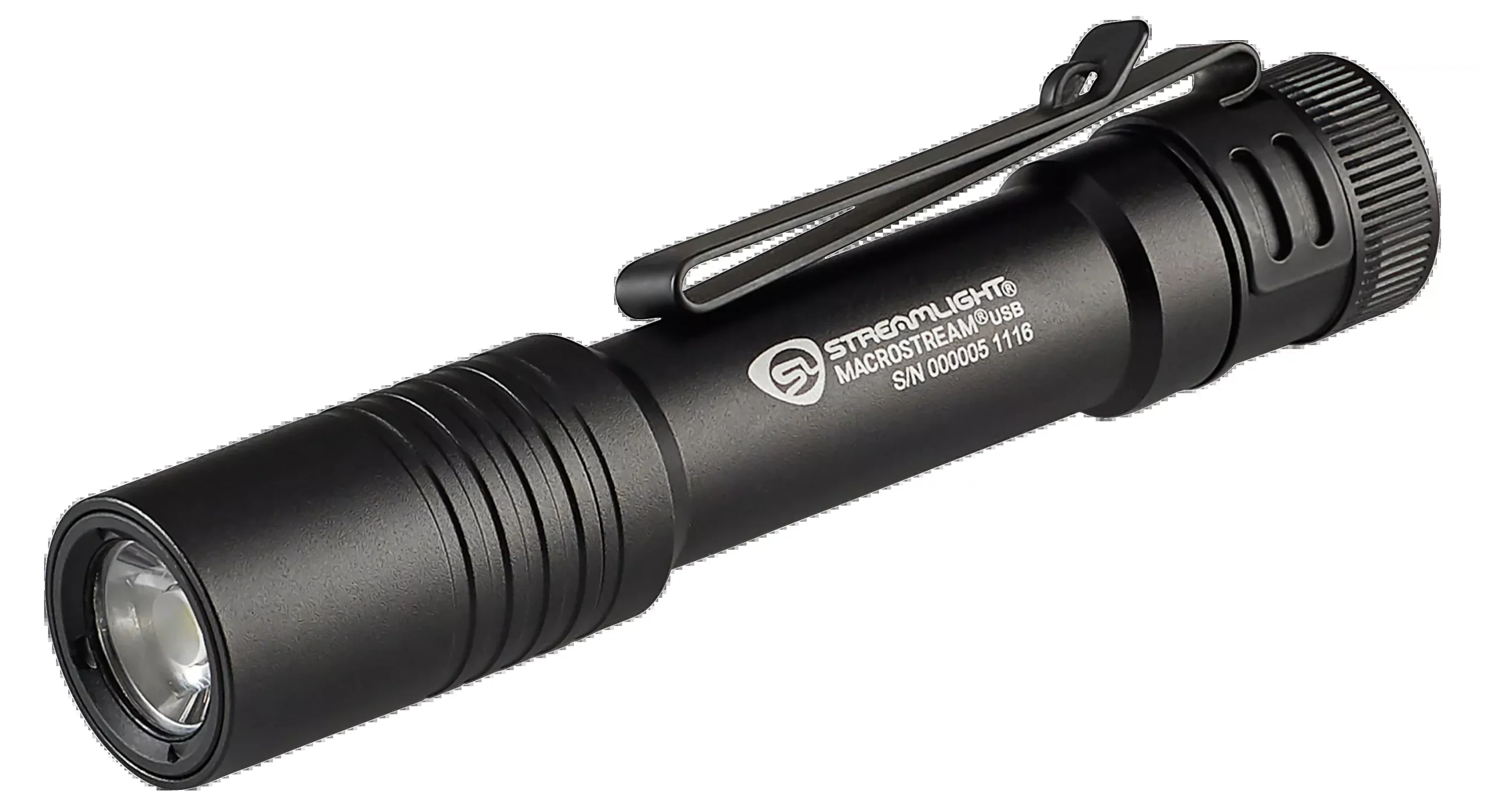 Streamlight Macrostream USB Rechargeable EDC Flashlight, 500/50 Lumens, Micro-USB, 66320