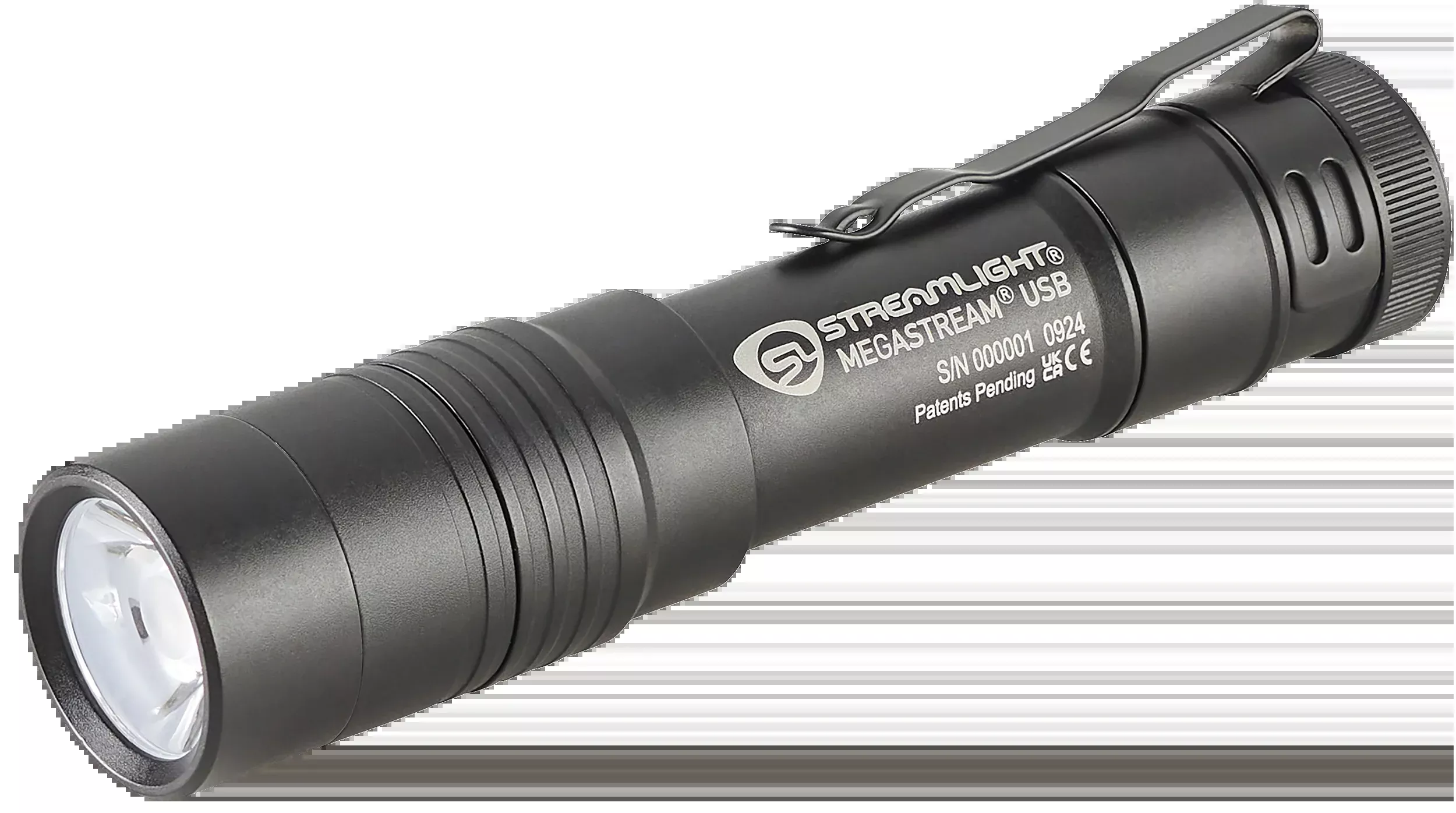 Streamlight MegaStream USB Rechargeable Everyday Carry Flashlight, 1800 Lumens, Black Aluminum – 66210