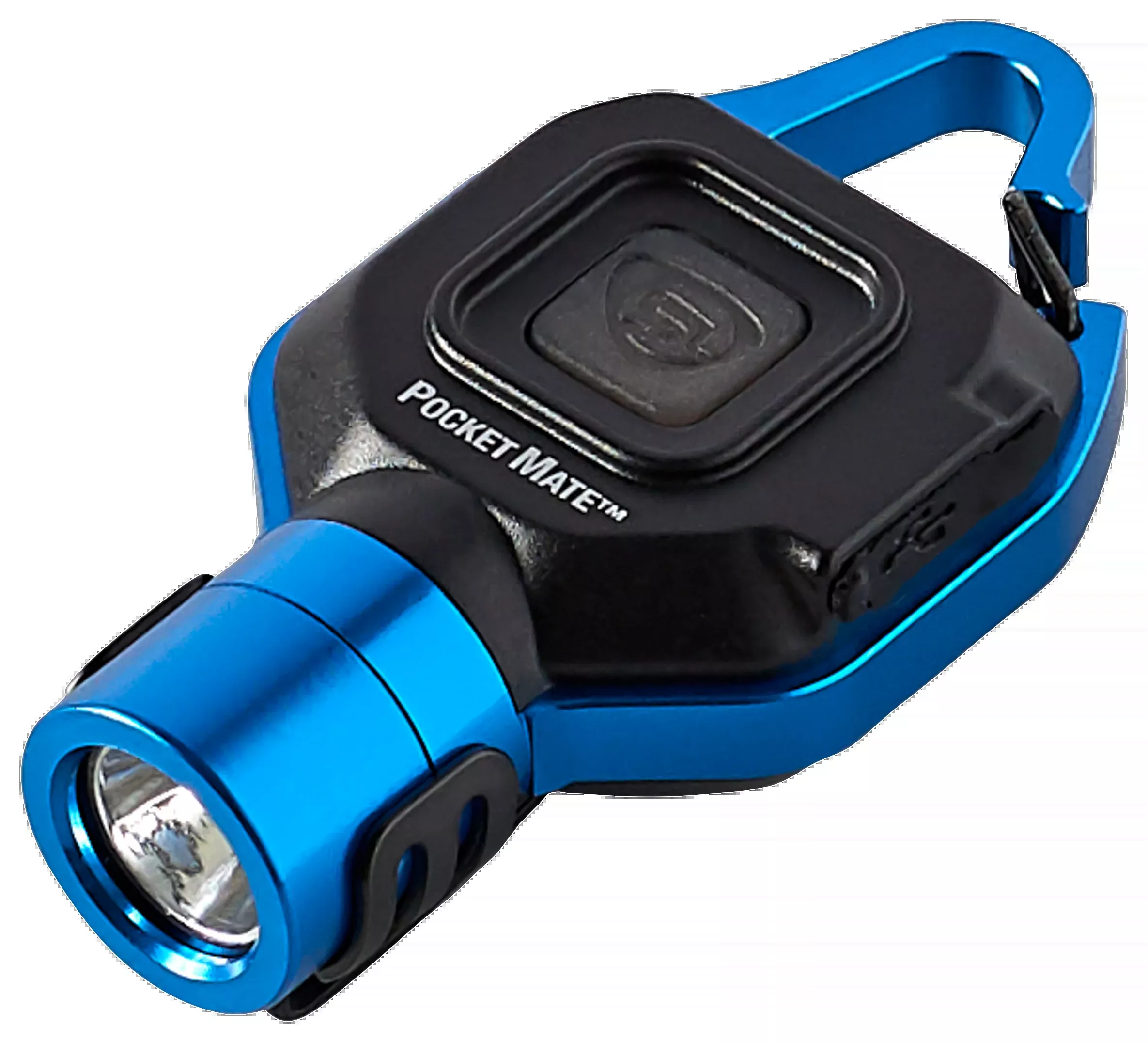 Streamlight Pocket Mate USB Rechargeable Keychain Flashlight, Blue, 325/45-Lumen White LED, 73302