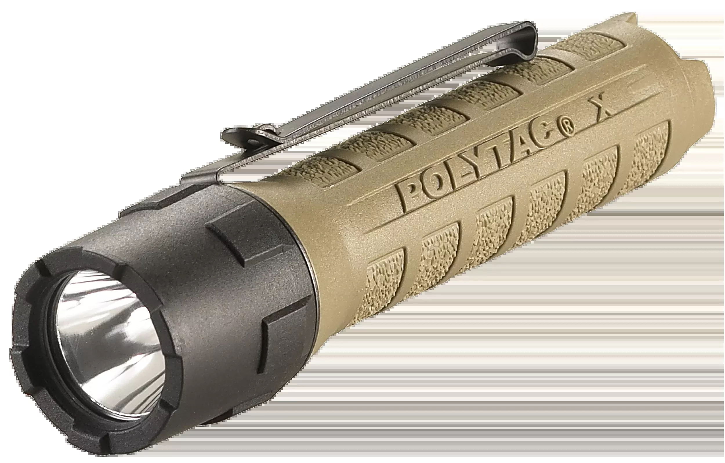 Streamlight PolyTac X USB Flashlight, Coyote, 600 Lumens, Rechargeable/CR123A, 88612
