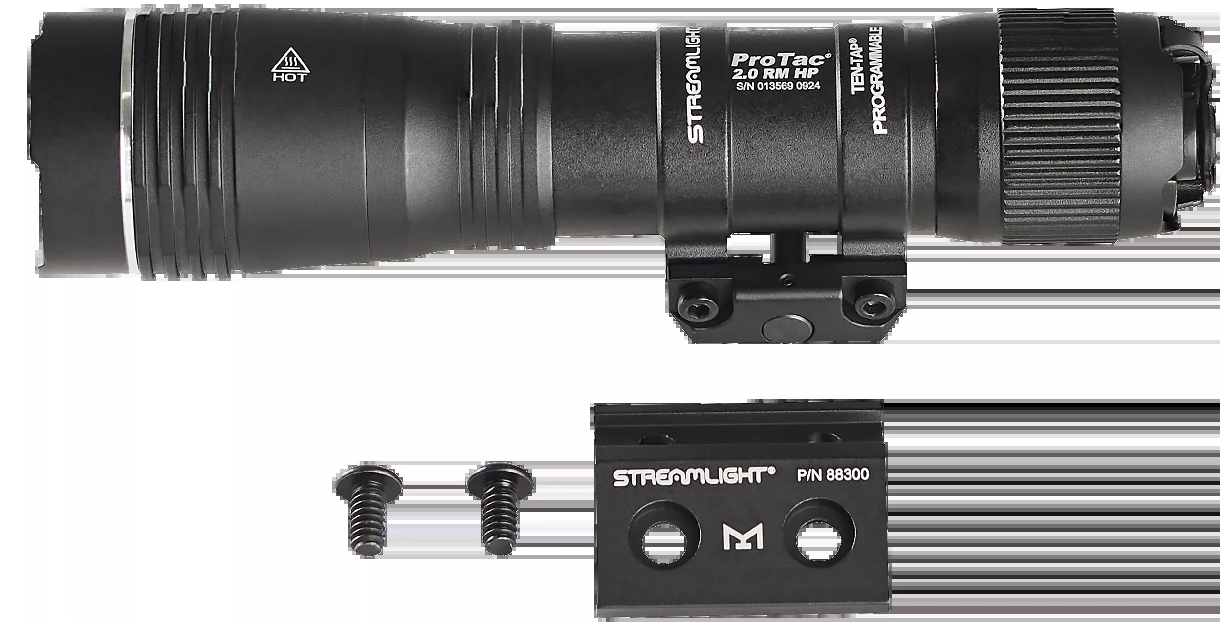Streamlight ProTac 2.0 Rail Mount HP Weapon Light, 2000 Lumens, USB-C Rechargeable – 89013
