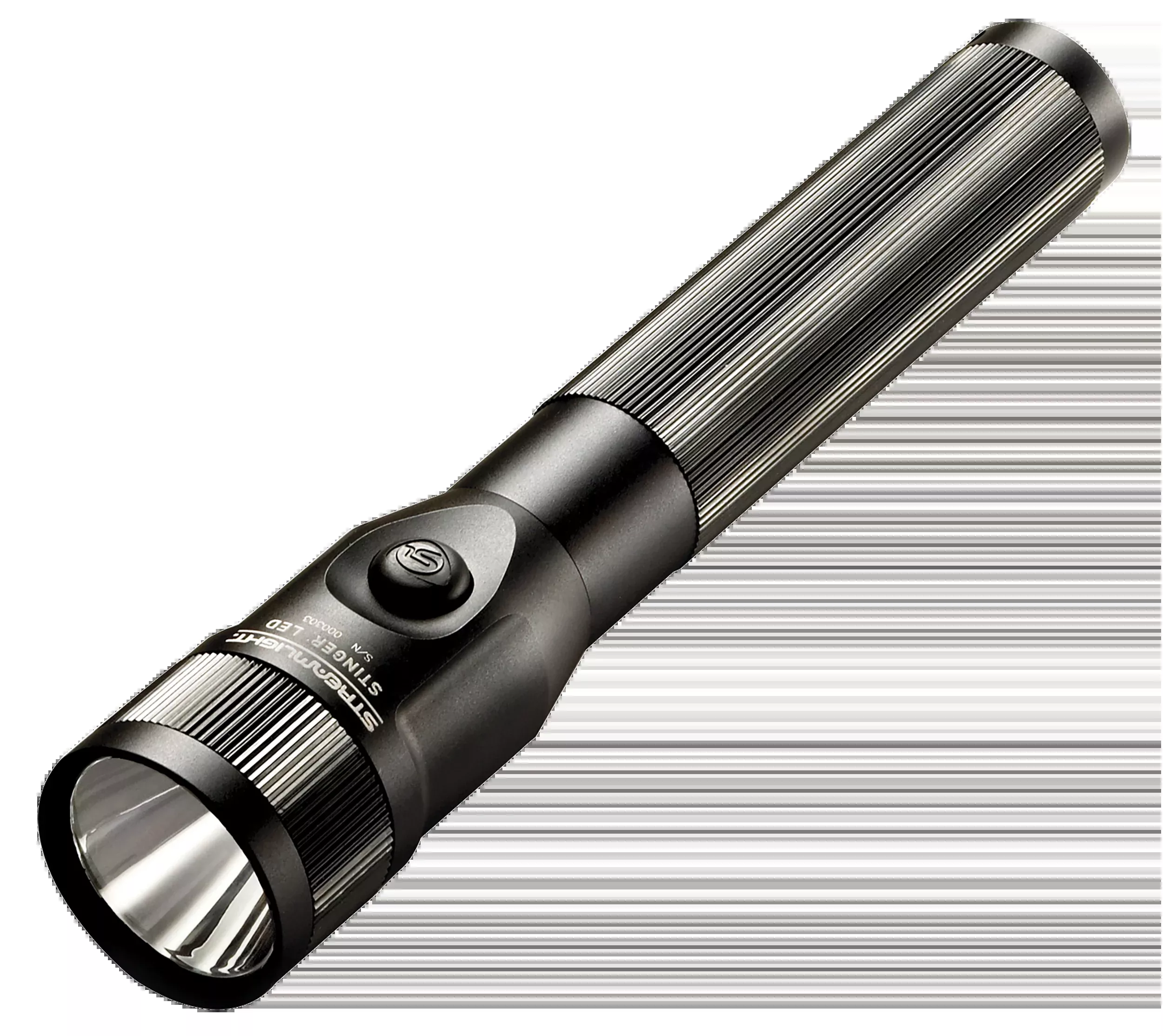 Streamlight Stinger LED Rechargeable Flashlight, 425/200/100 Lumens, IPX4, NiMH, Black Anodized – 75712