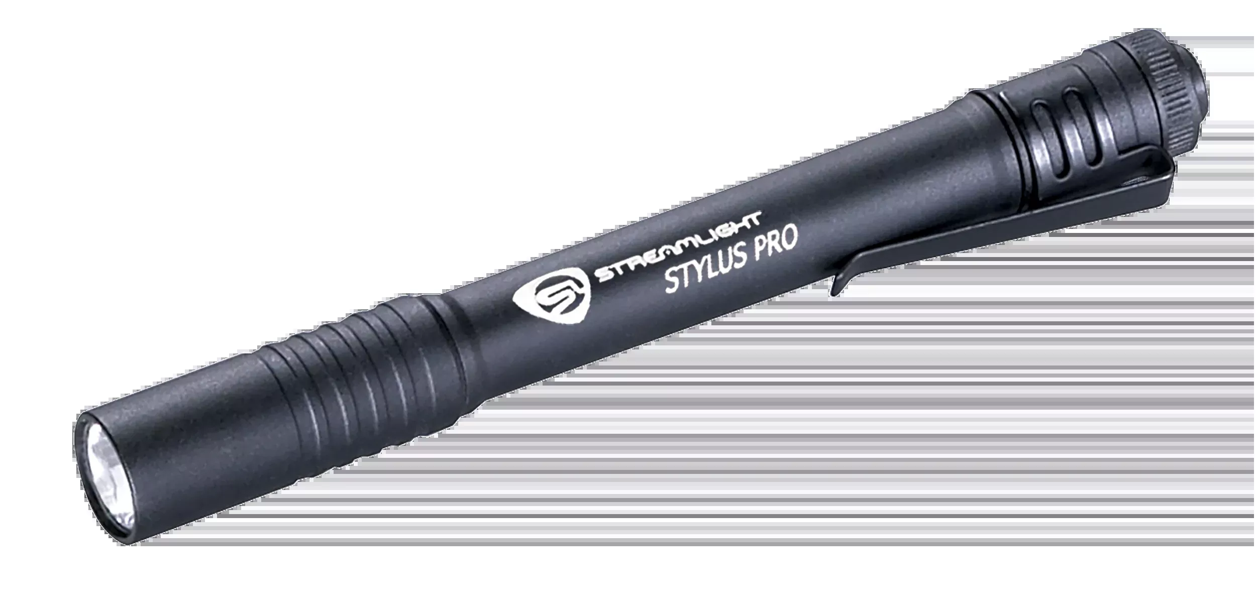 Streamlight Stylus Pro Penlight, Black Anodized C4 LED, 100 Lumens Pocket Flashlight, 2xAAA 66118