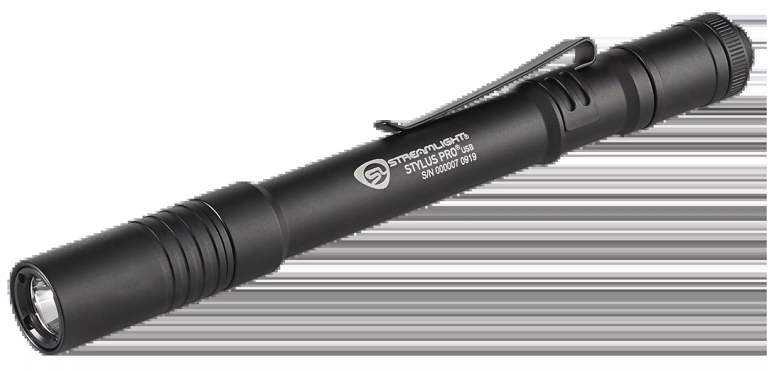 Streamlight Stylus Pro USB Rechargeable Penlight, 350/90 Lumens, Black Anodized, White LED – 66133