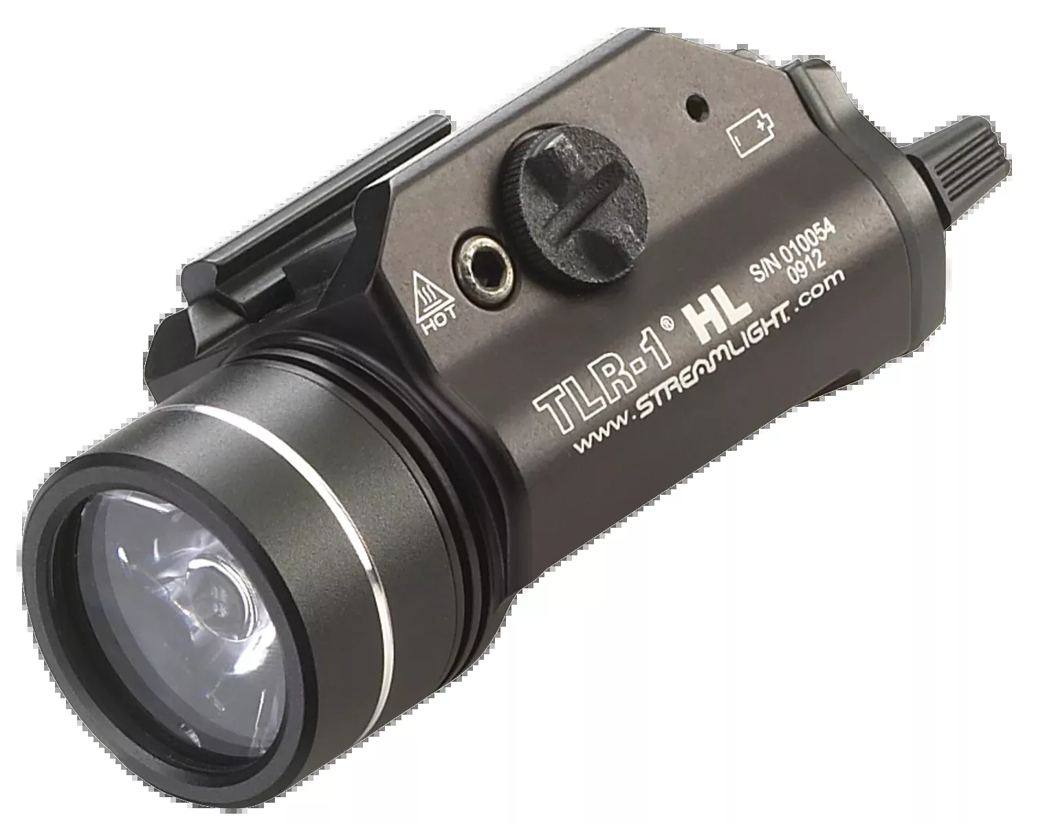 Streamlight TLR-1 HL Rail-Mounted Tactical Weapon Light, 1,000-Lumen LED, Black, 69260