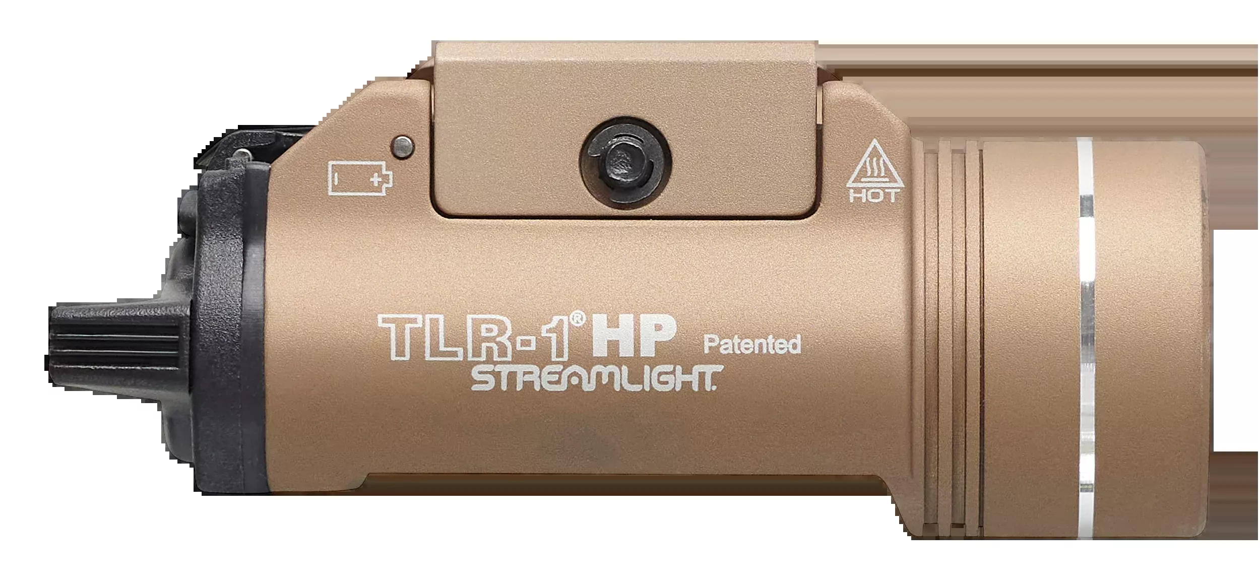 Streamlight TLR-1 HP Rail-Mounted Weapon Light, 1000 Lumens, Flat Dark Earth – 59151