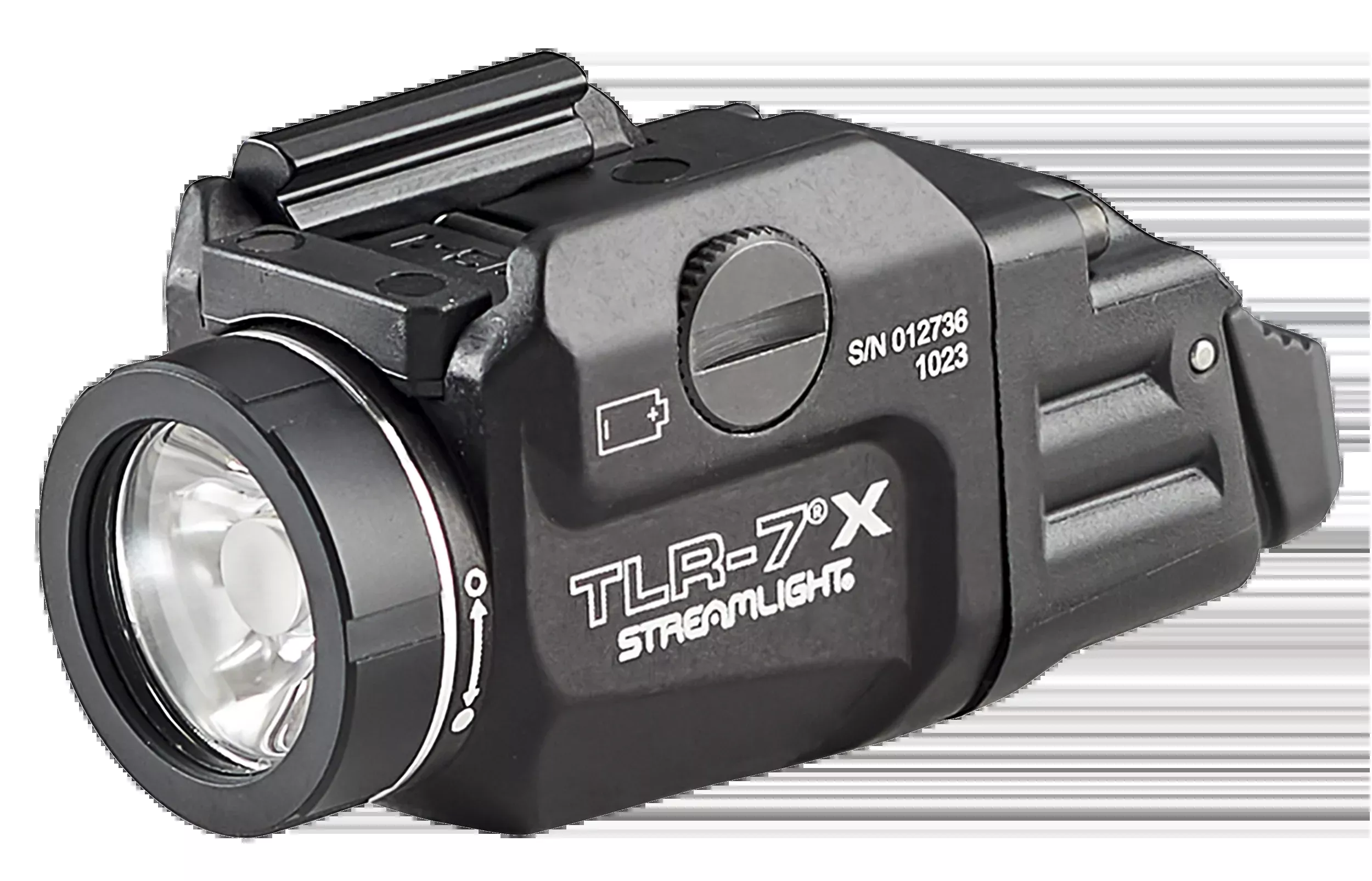 Streamlight TLR-7X Compact Weapon Light, 500-Lumen LED, Multi-Fuel, Black Anodized – 69424