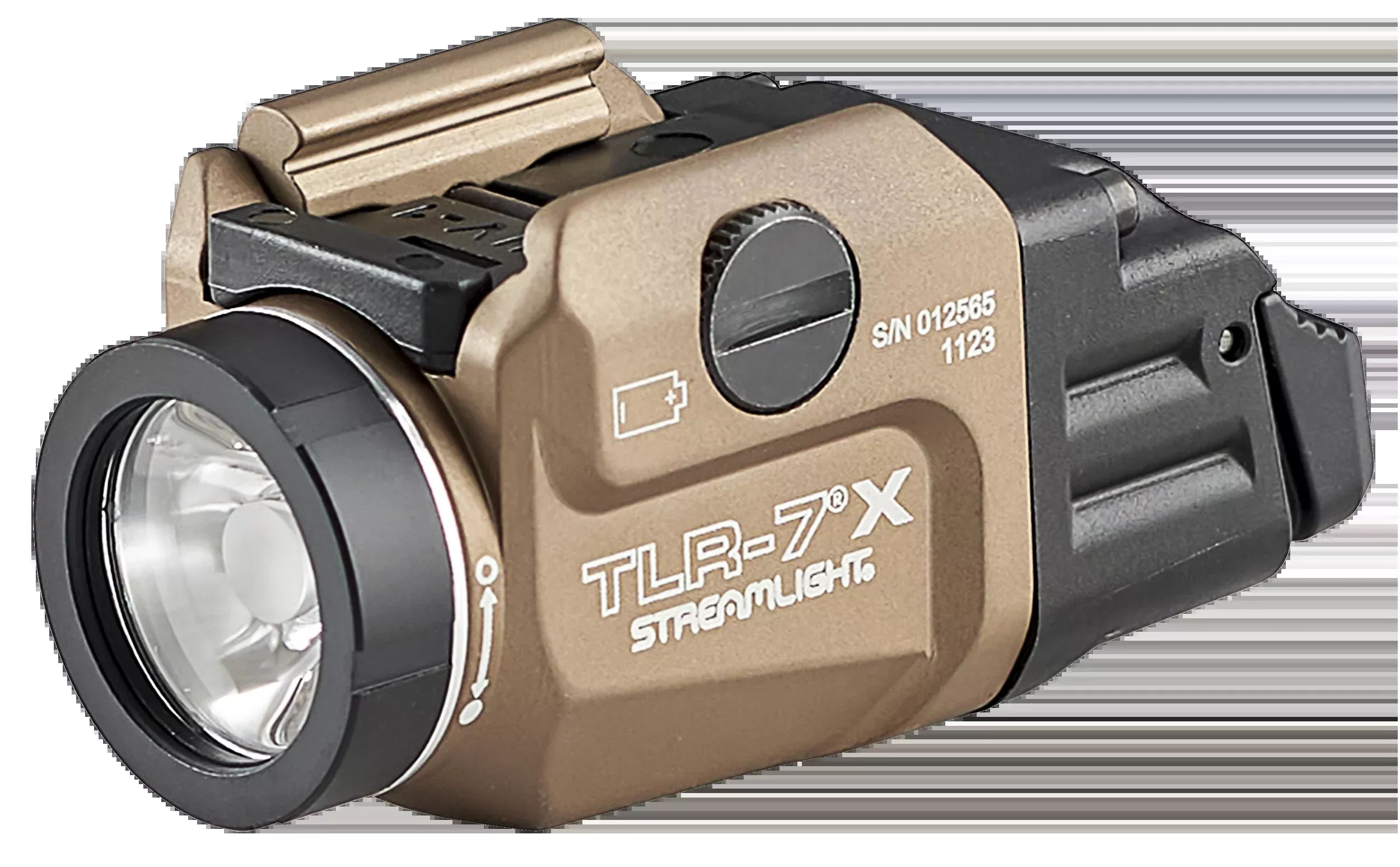 Streamlight TLR-7X Flex Pistol Weapon Light, 500 Lumens, Flat Dark Earth, 69429