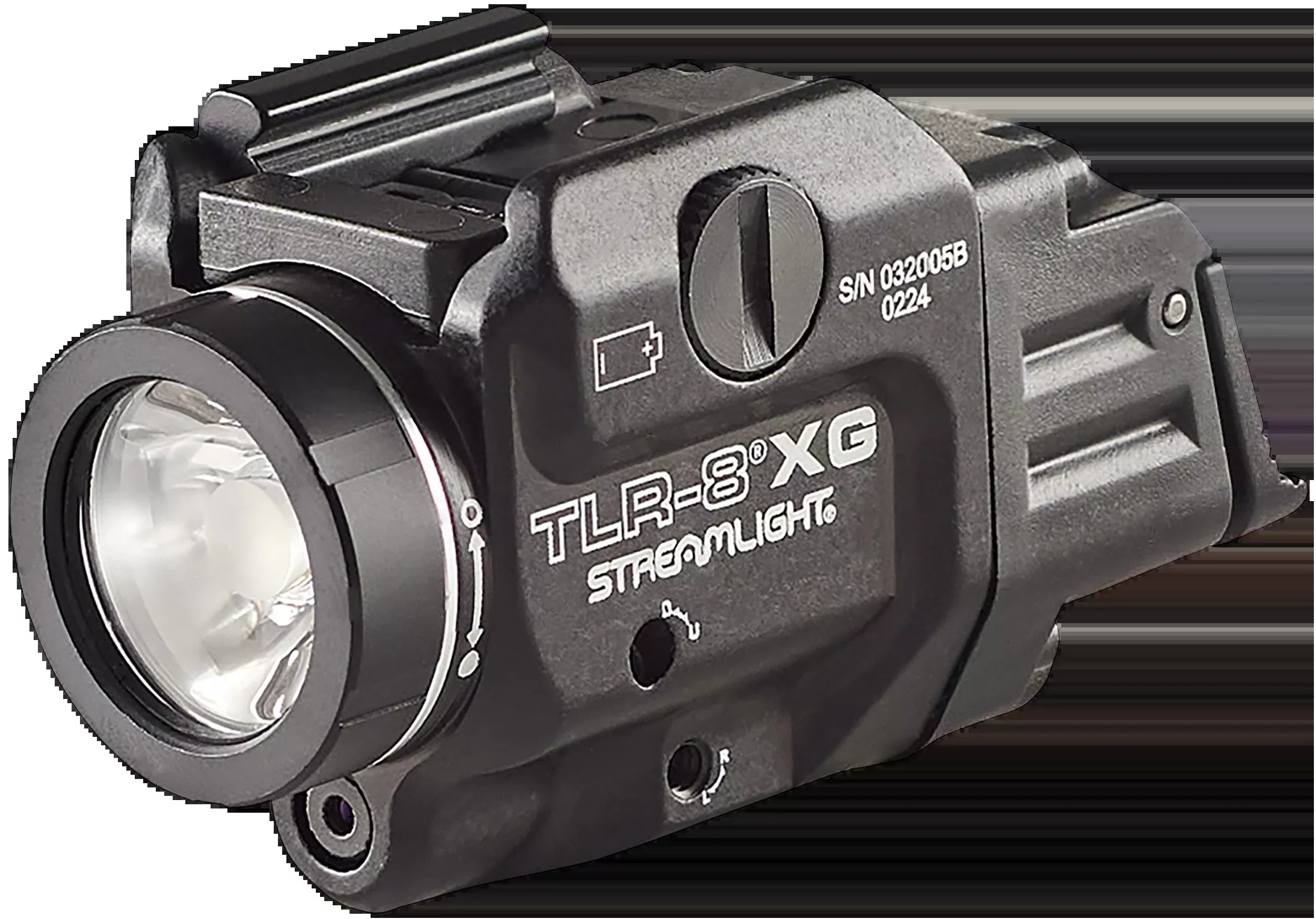 Streamlight TLR-8A G Flex Weapon Light with Green Laser, 500-Lumen LED, Rail Clamp – 69434