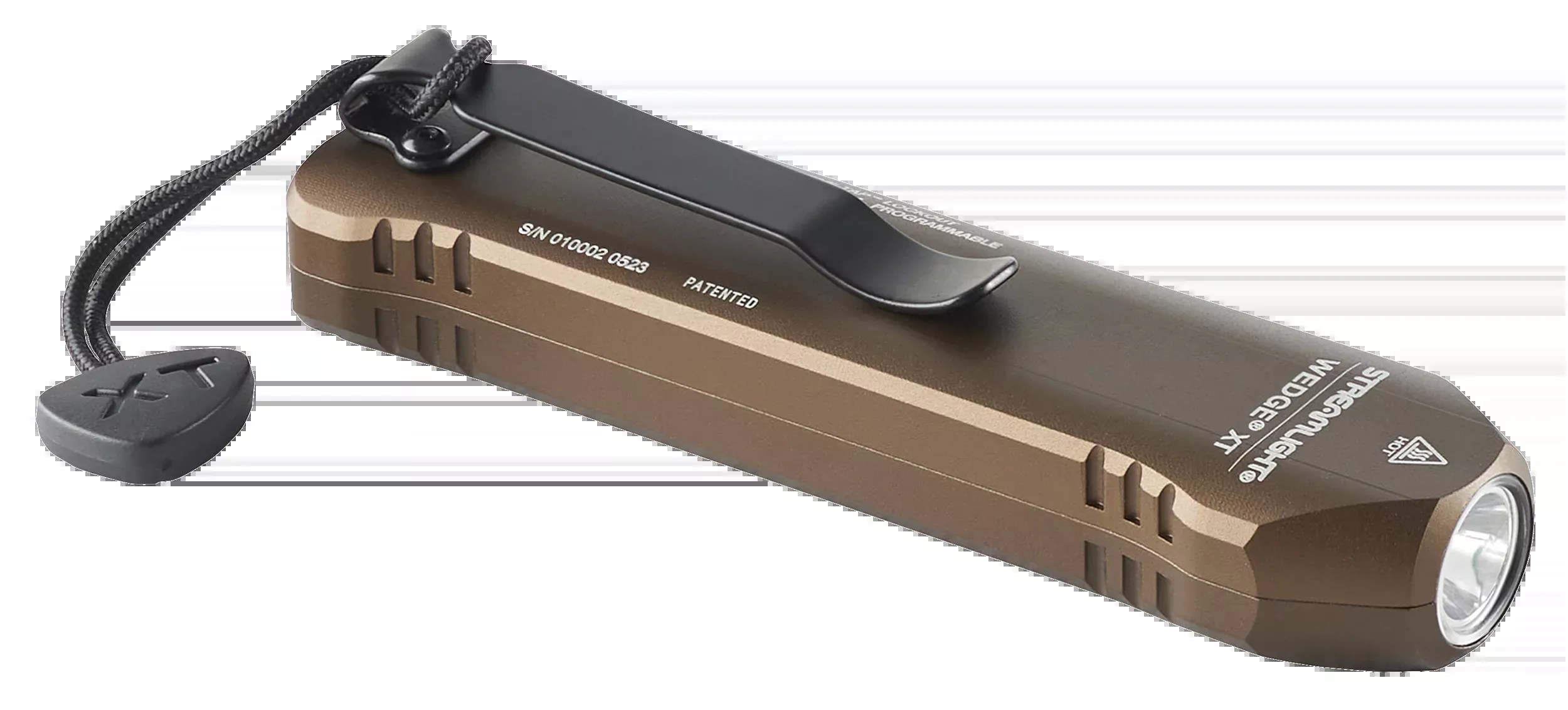 Streamlight Wedge XT Everyday Carry Flashlight, USB-C Rechargeable, 500 Lumens, Coyote Tan – 88813