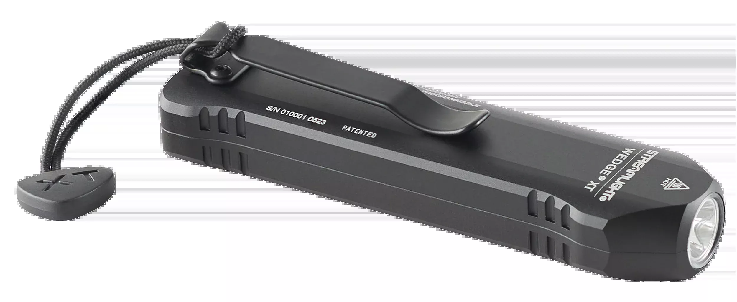 Streamlight Wedge XT Rechargeable EDC Flashlight, 500 Lumens, 87 m Beam, Black Aluminum – 88812