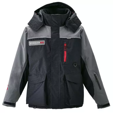 STRIKER ICE Trekker Black/Gray Jacket (11305)