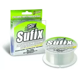 Sufix Castable Invisiline™ 100% Fluorocarbon – Clear – 100 Yds.
