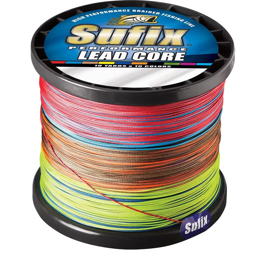 Sufix Performance Lead Core – 15lb – 10-Color Metered – 600 yds [668-315MC]