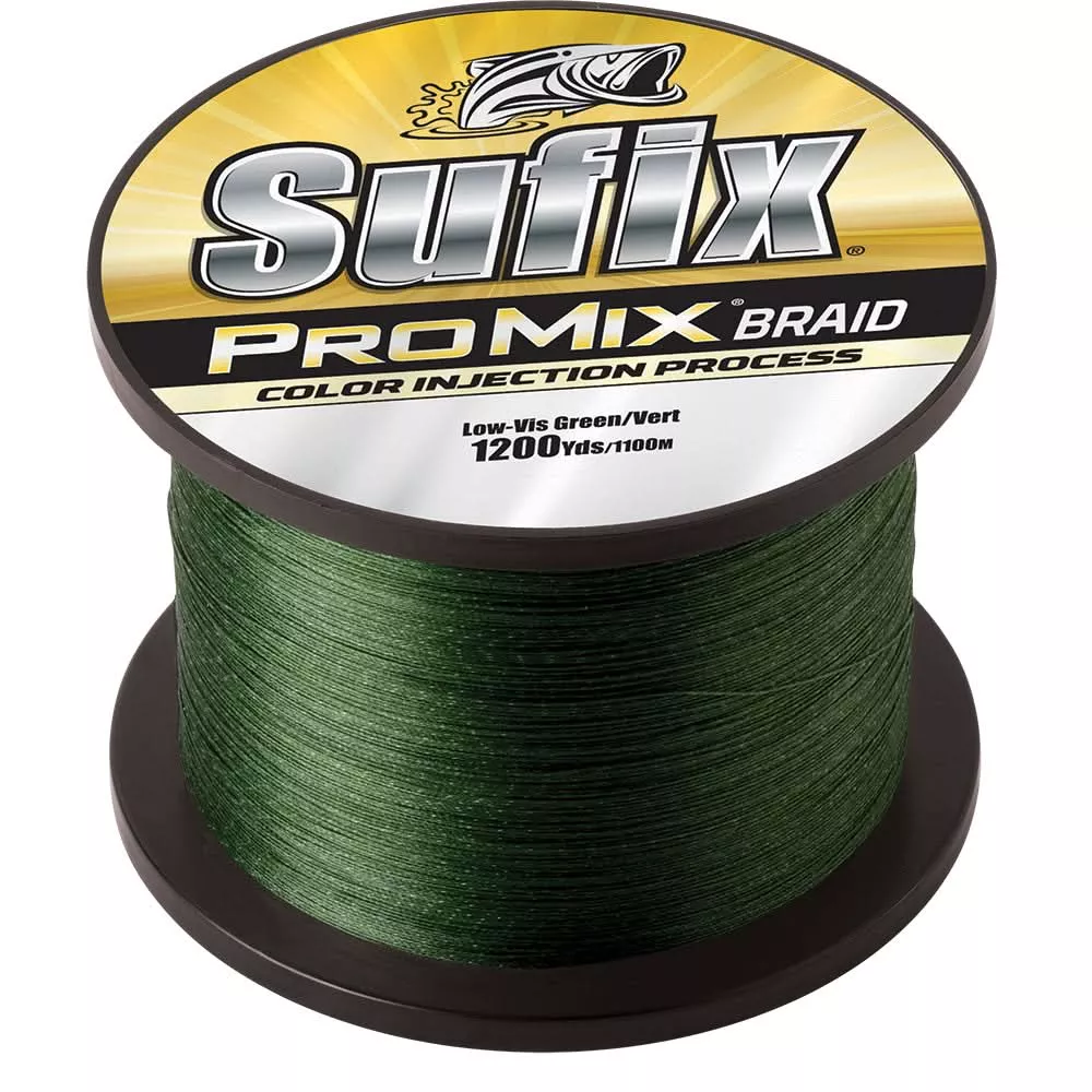 Sufix ProMix Braid – 10lb – Low-Vis Green – 1200 yds [630-310G]