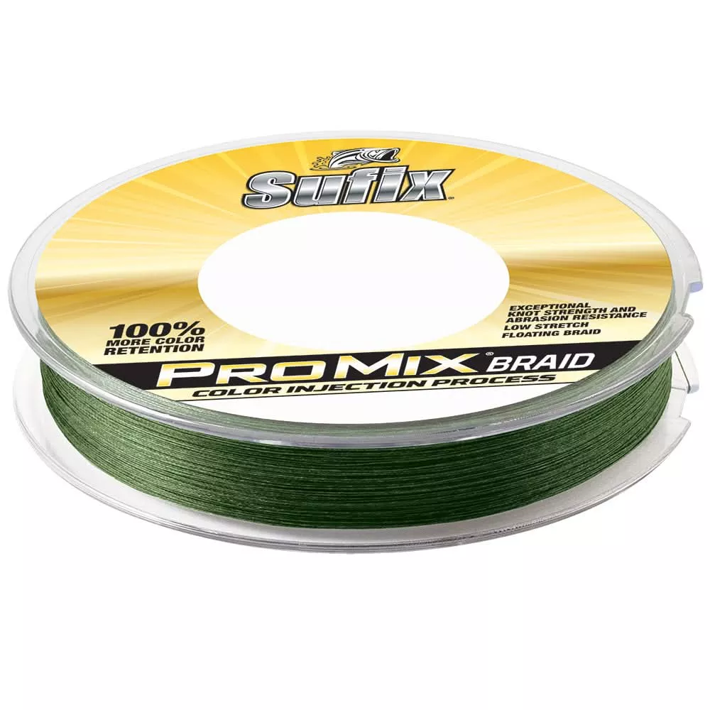 Sufix ProMix Braid – 10lb – Low-Vis Green – 300 yds [630-110G]