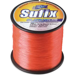 Sufix Superior Monofilament - Neon Fire - 20 LB. - 2,670 YDS.